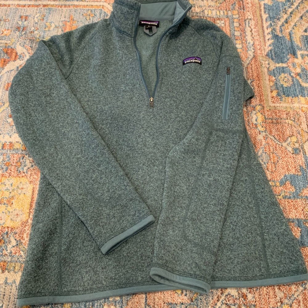 Patagonia Green Quarter-Zip Pullover